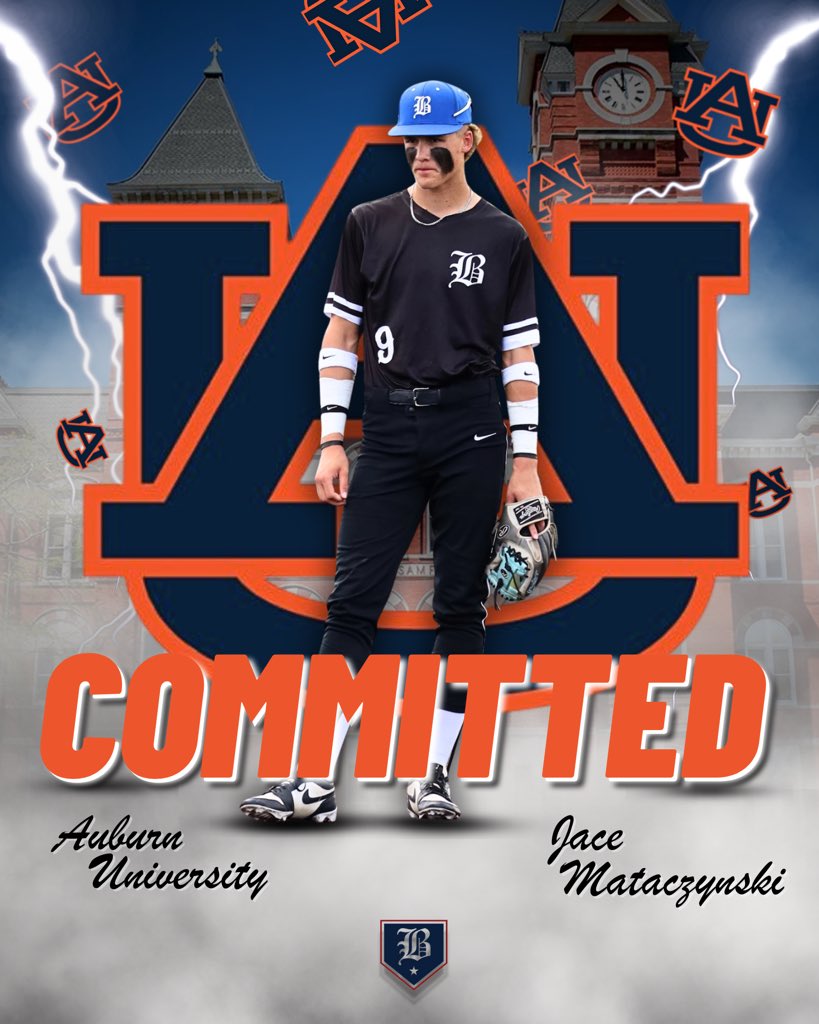 Blizzard Baseball (@blizzardbasebal) on Twitter photo 🚨Commitment Alert🚨
Congratulations to Jace Mataczynski on his commitment to <a href="/AuburnBaseball/">Auburn Baseball</a>!
<a href="/JaceMataczynski/">Jace Mataczynski</a> | <a href="/PrepBaseballWI/">Prep Baseball Wisconsin</a>
#BlueLove | #WarEagle | #Committed 🚨Commitment Alert🚨
Congratulations to Jace Mataczynski on his commitment to <a href="/AuburnBaseball/">Auburn Baseball</a>!
<a href="/JaceMataczynski/">Jace Mataczynski</a> | <a href="/PrepBaseballWI/">Prep Baseball Wisconsin</a>
#BlueLove | #WarEagle | #Committed