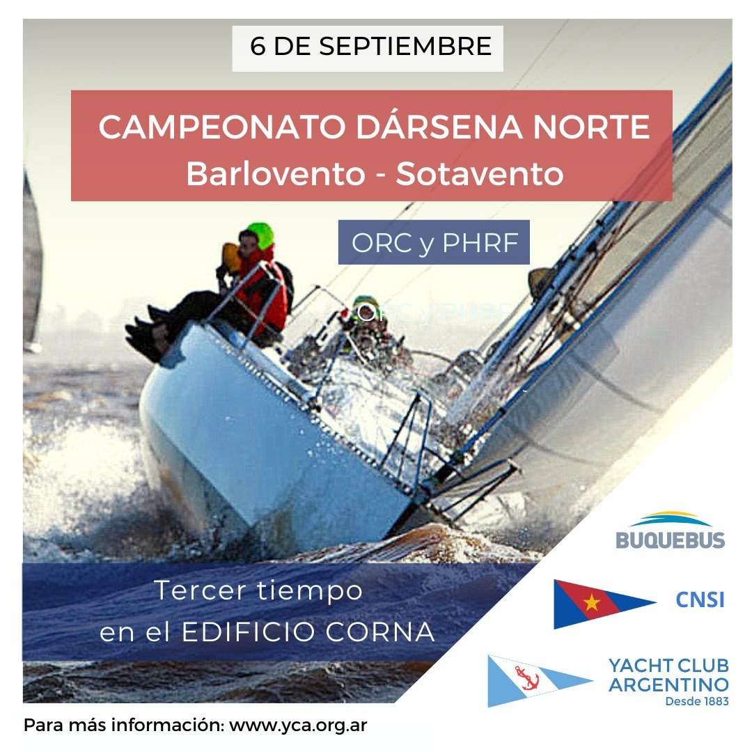 Yacht Club Argentino -  Campeonato Dársena Norte -  nautica.news/es/yacht-club-…