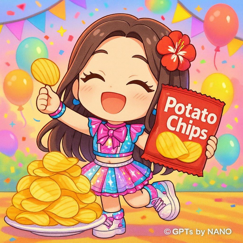 ポテチ好きですか？🥔

湖池屋ポテトチップスの日
油の日…らしいです🤭

今日はギルティーな物を
おいしく頂きましょう😂🫶

素敵な一日を🫶