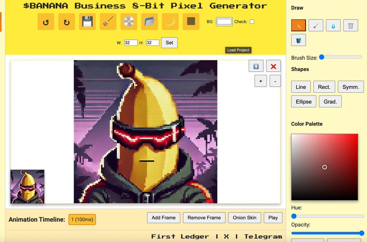 Art isn’t just made.
It’s peeled into existence.

Create your own pixel art today. Visit our website on desktop or tablet &amp; start pixelating.

Link below 👇

$BANANA | Built on $XRP