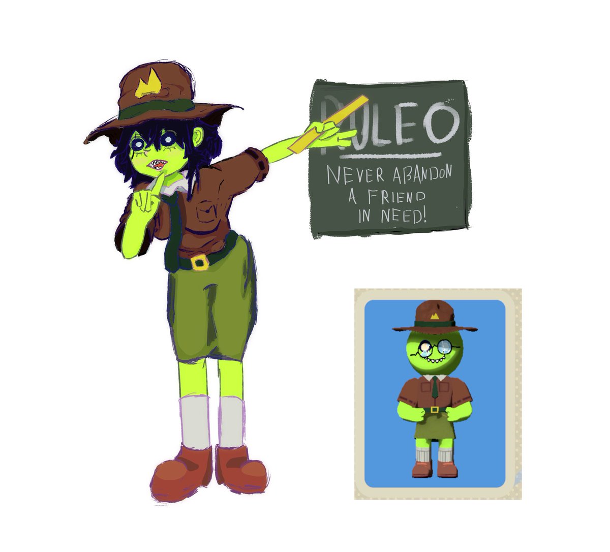 Been playing Peak for quite a while and have been enjoying it a ton, so here is some peak art #peak #fanart