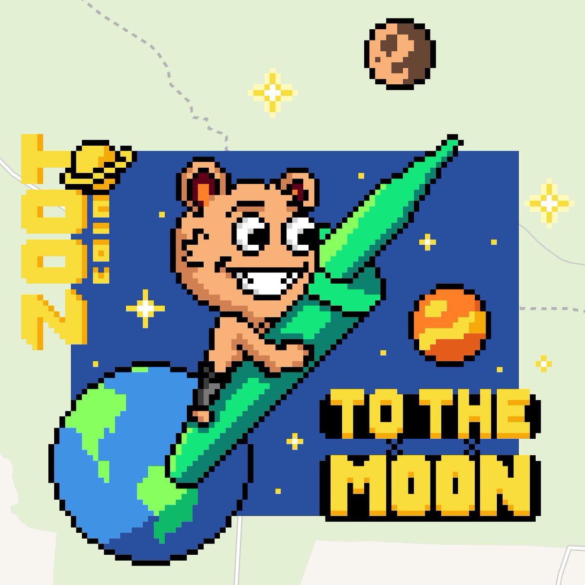 Terkejoedgaming's tweet photo. @Zoot_coin To enter the $ZOOT meme contest, I made pixel art on my city map. No Ai, no stealing other work.
It took an few day to make cause limited painted can use.
You can see my pixel art work at https://t.co/ZFGH4hvfz0
Art work link : https://t.co/8Unjifu61s

@Zoot_coin #ZOOT https://t.co/QSIwBfRDGm