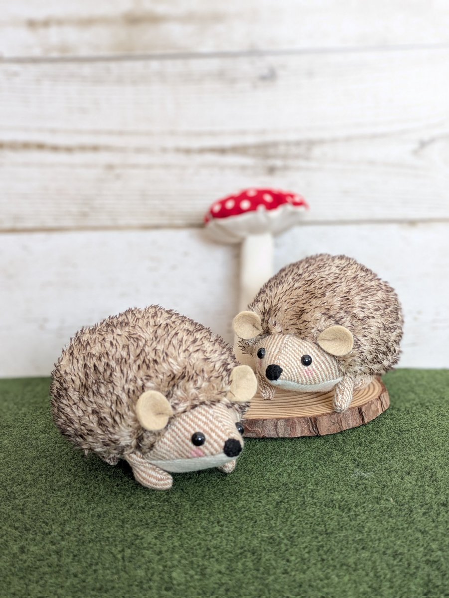 作家様　ハンドメイド　ぬいぐるみ　ハリネズミ　親子 作家様 ハンドメイド ぬいぐるみ ハリネズミ 親子