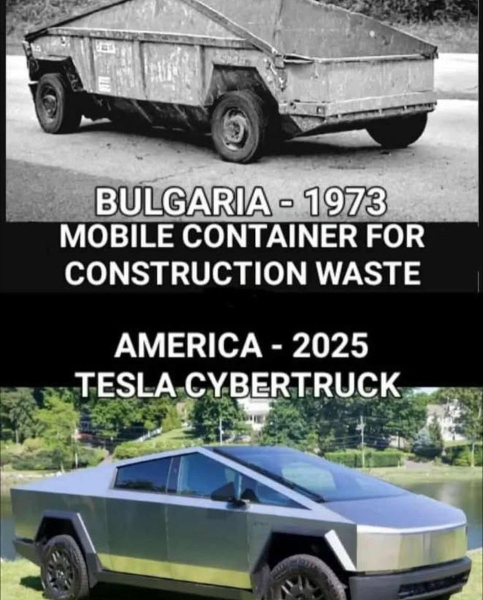 Hey <a href="/elonmusk/">Elon Musk</a> was this the inspiration for the cybertruck?!