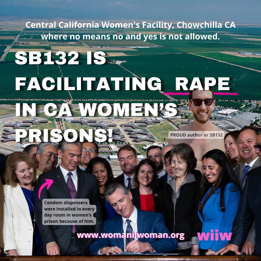 There’s still men in women’s prsions.
