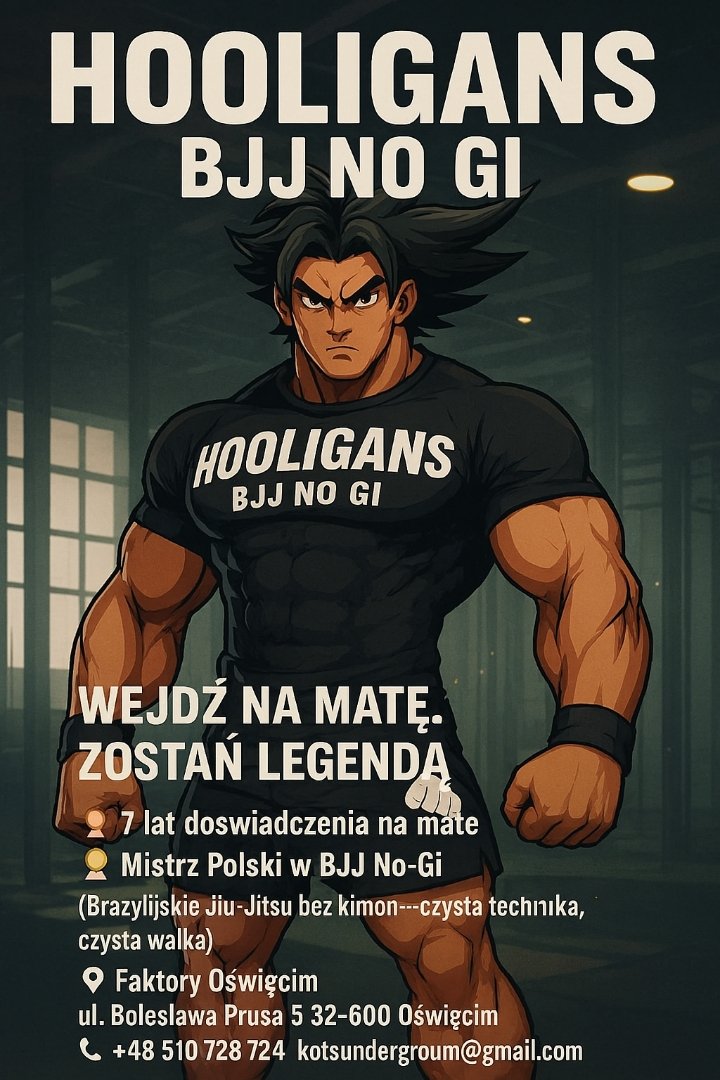 sakejbook's tweet photo. > Wejdź na matę. Zostań legendą.  
> 🔥 7 lat doświadczenia, czysta technika, czysta walka.  
> Brazylijskie Jiu-Jitsu No-Gi — bez kimonu, bez kompromisów.  
> 📍 Pszczyna — sprawdź @AcademiaGorila i @PASW_Pszczyna  
> #BJJ #NoGi #Pszczyna #SztukiWalki #FightLife #ZostańLegendą https://t.co/u8HuF8EEmY