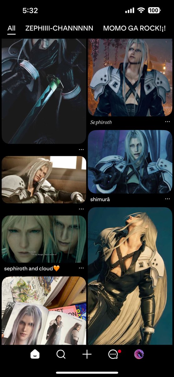 rDec123's tweet photo. Pinterest so useless showing nothing but Sephiroth content like I’m some common whore 🙄 give me like food or sum I like to cook too https://t.co/Zh2EJw3aI6