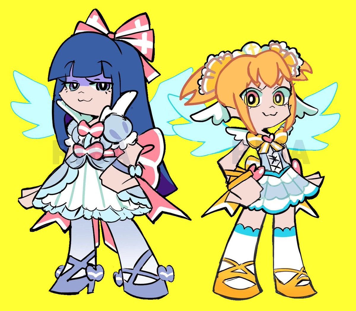 PTE_StanAccount's tweet photo. Sketched their angel forms and weapons teehee
#ポプテピピック #popteamepic 
#Newパンスト #NewPSG https://t.co/oMzfAWyrTR