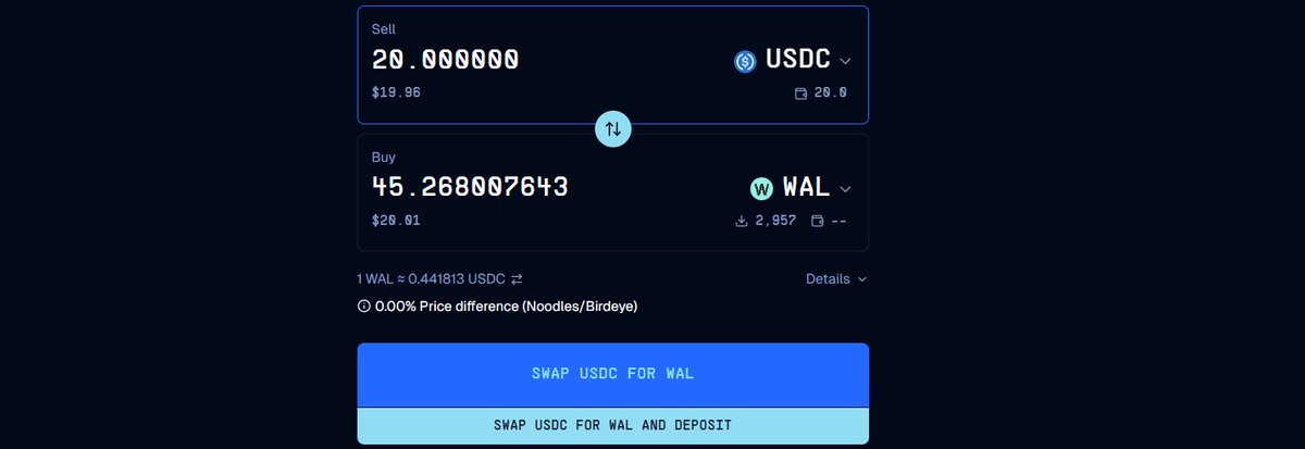 Day 61 of buying $20 worth of $WAL using <a href="/suilendprotocol/">Suilend</a>’s swap &amp; deposit feature until $WAL hits $1.

———

Deposit $WAL on Suilend and earn rewards in $sSUI and $WAL.

———

📊 Track my <a href="/WalrusProtocol/">Walrus 🦭/acc</a> journey:
🔗 suivision.xyz/account/0xaadf…

📈 Watch $WAL price <a href="/nexaxyz/">Nexa</a>:
🔗
