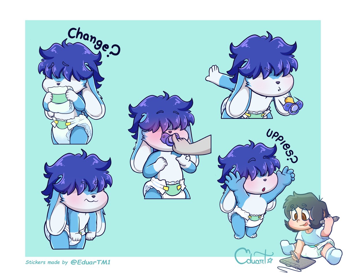 Sticker commission for little Fritz!!🌟😊