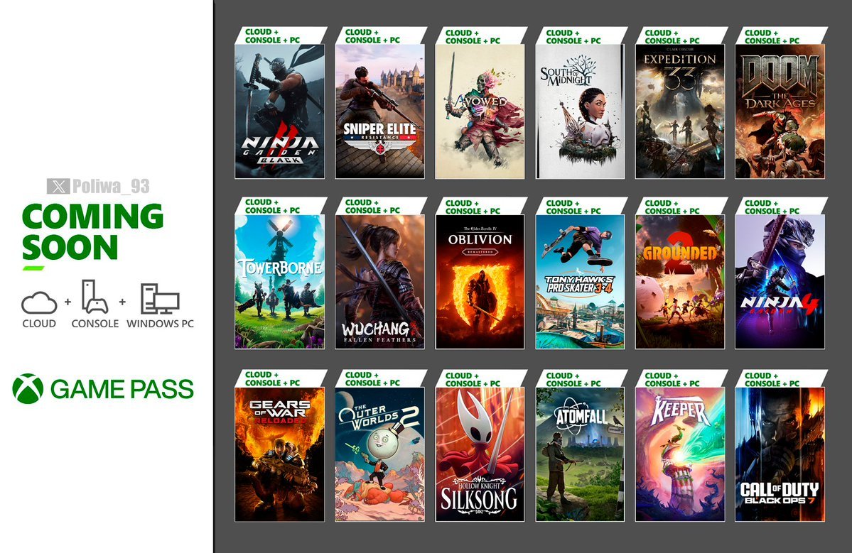 Xbox Game Pass en 2025. 

¡Demencial!

#xbox #XboxGamePass