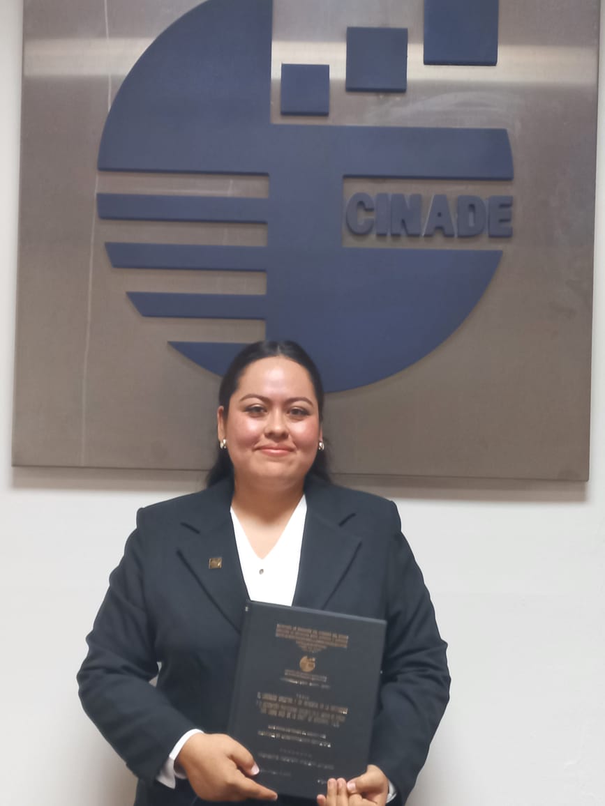 CinadeOficial's tweet photo. ¡FELICIDADES! GUADALUPE ELIZABETH DELGADO ÁLVAREZ POR LA OBTENCIÓN DEL GRADO DE MAESTRÍA EN ADMINISTRACIÓN EDUCATIVA.
#CINADE 23 AÑOS FORMADO LÍDERES.
#Secc26 https://t.co/ld3lbiVFlA