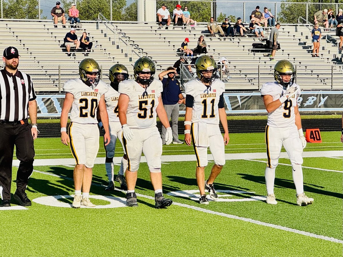 Thomas Wilson (@twil2323) on Twitter photo Here we go: Lancaster captains going out for the coin toss. The Gales are at Hilliard Darby. I will have updates throughout. <a href="/GalePride/">Lancaster Golden Gales Football</a> <a href="/lancastergales/">LancasterGales</a> Here we go: Lancaster captains going out for the coin toss. The Gales are at Hilliard Darby. I will have updates throughout. <a href="/GalePride/">Lancaster Golden Gales Football</a> <a href="/lancastergales/">LancasterGales</a>