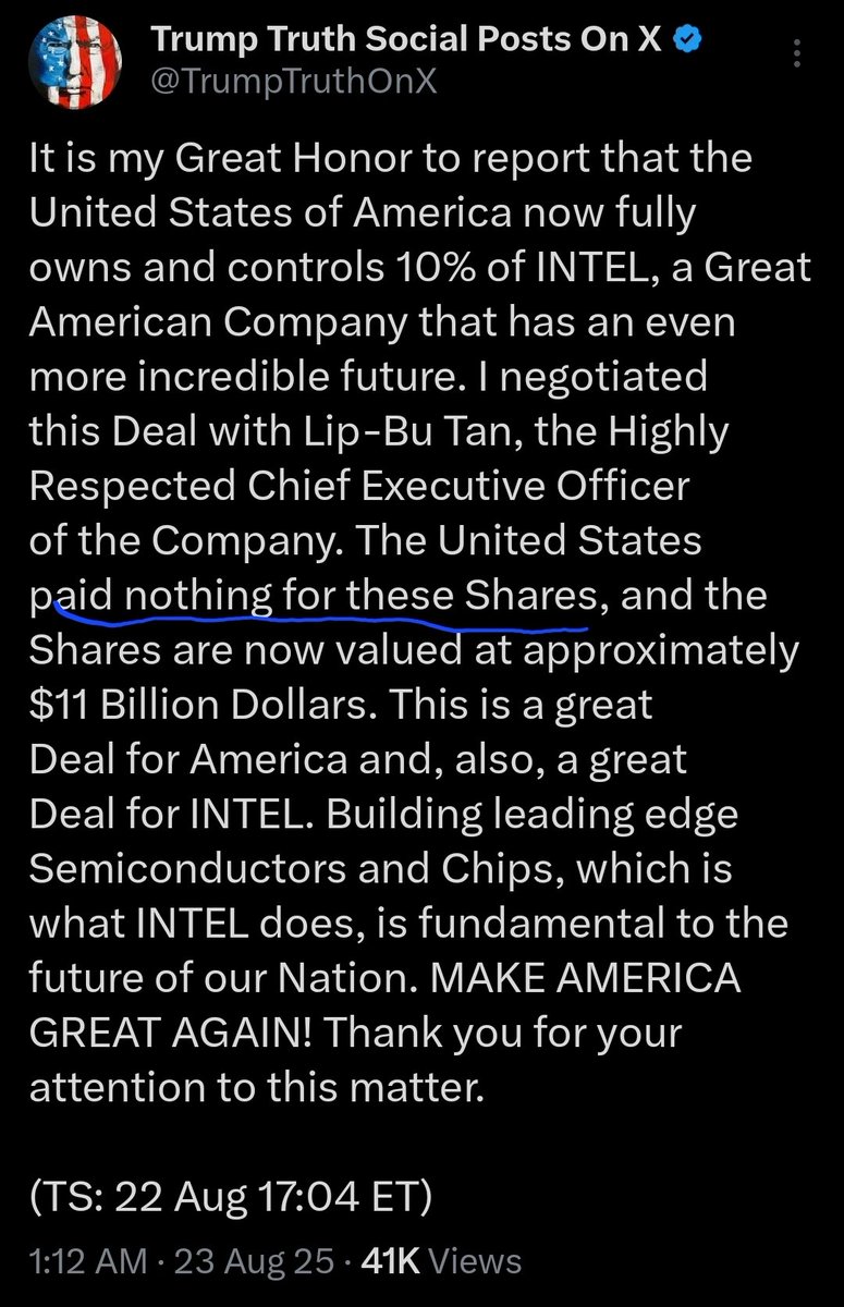 I am still baffled that this actually happened... Dude literally threatened a company to give 10% their shares away to the government lol.

That's the kind of shit you only see in third world dictatorships