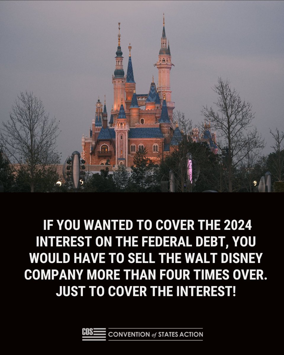 Last week, the U.S. Treasury Department quietly confirmed that the federal government surpassed $37 trillion in national debt — five years ahead of schedule (the Congressional Budget Office previously predicted we wouldn’t reach that number until 2030).

conventionofstates.com/news/13-insane…