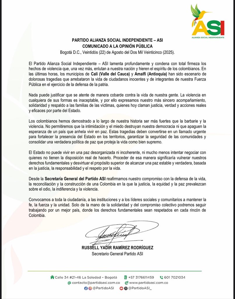 Partido ASI tweet media