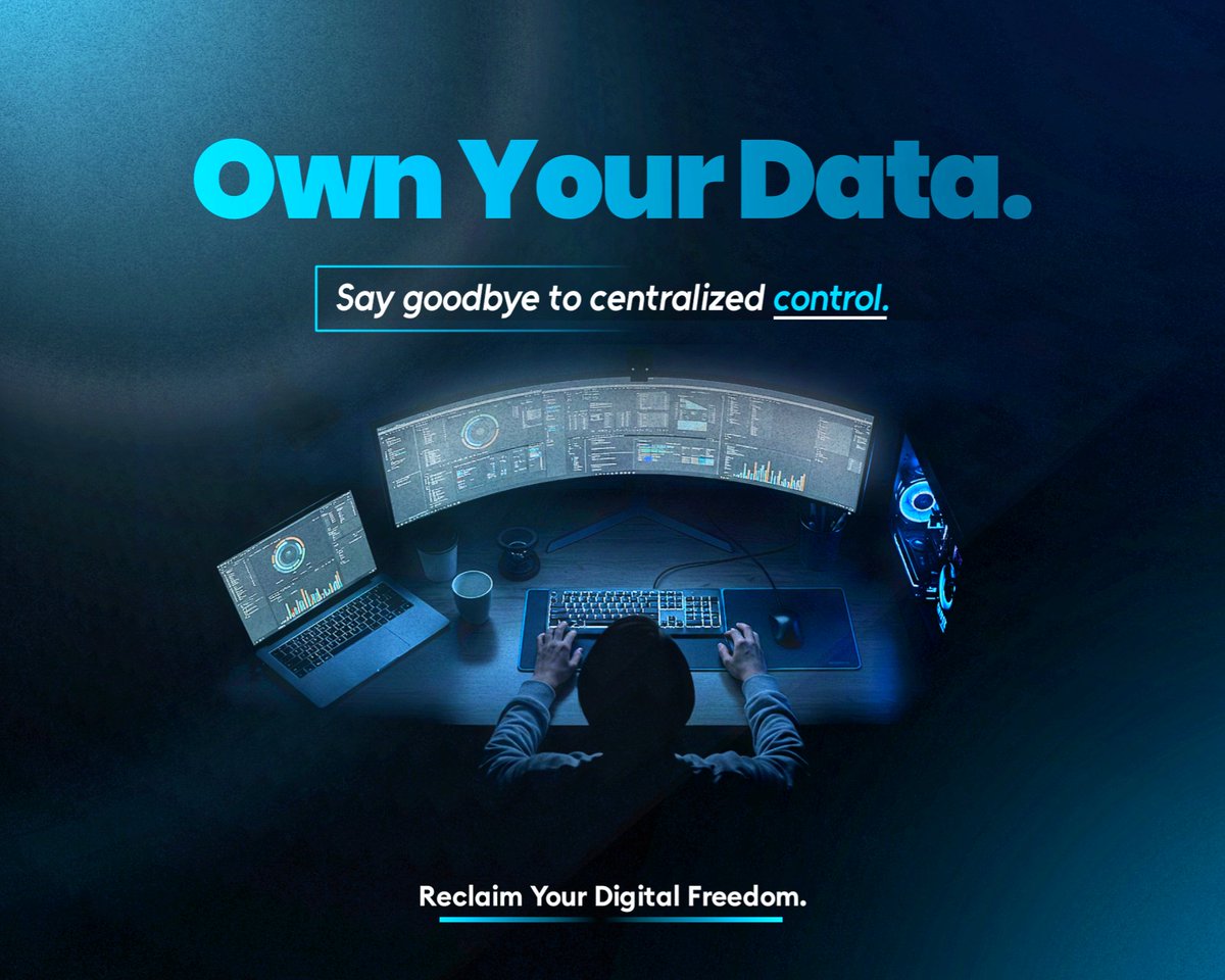 TOluwalokun's tweet image. It&apos;s Day 5 of #30daysweb3designchallenge .

And the task was to create a graphic for Web 3; its ESSENCE: Own Your Data.

That is because, in web 3, you&apos;re a boss of your own.

Check it out.