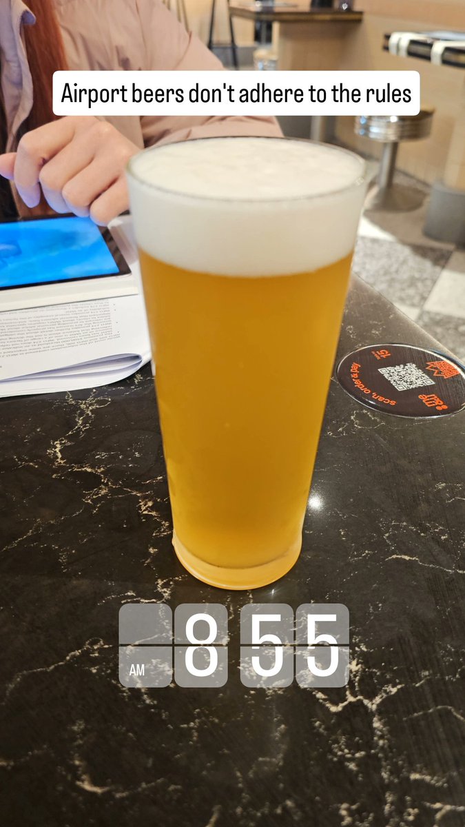 Airport beers don't adhere to the rules 😤