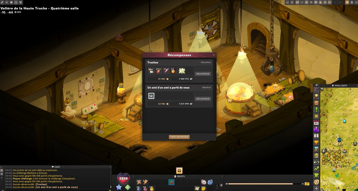 Et voila les 6 000 pts de succès qui tombe sur les 19 ! ✅