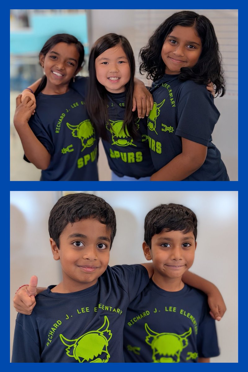 I had to capture my #RJLBlue3 learners in their Friday spirit wear!! This group of learners sure know how to make this teacher smile! Have a great weekend FamiLEEs!! 💙