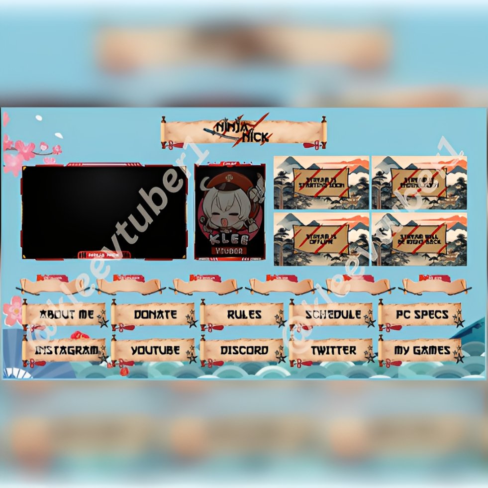 ⚡️Dropping this custom overlay pack for Ninja Nick! 🥷
From panels to overlays all styled with that ninja edge 🔥
Stream setup now looking extra deadly 👾
#StreamOverlay #NinjaVibes #TwitchSetup #OverlayPack #NextLevelStreaming #kleevtuber1