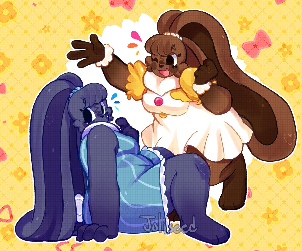 cocoa🩵 and cocoa 💛 #dandysworld