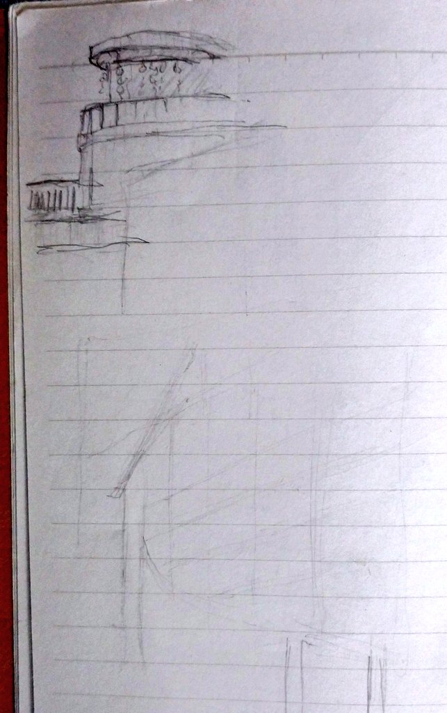 elusion0032's tweet photo. Drawing.(to kill time waiting to enter pavilion.) 
difficult... https://t.co/YlNoCAofGu