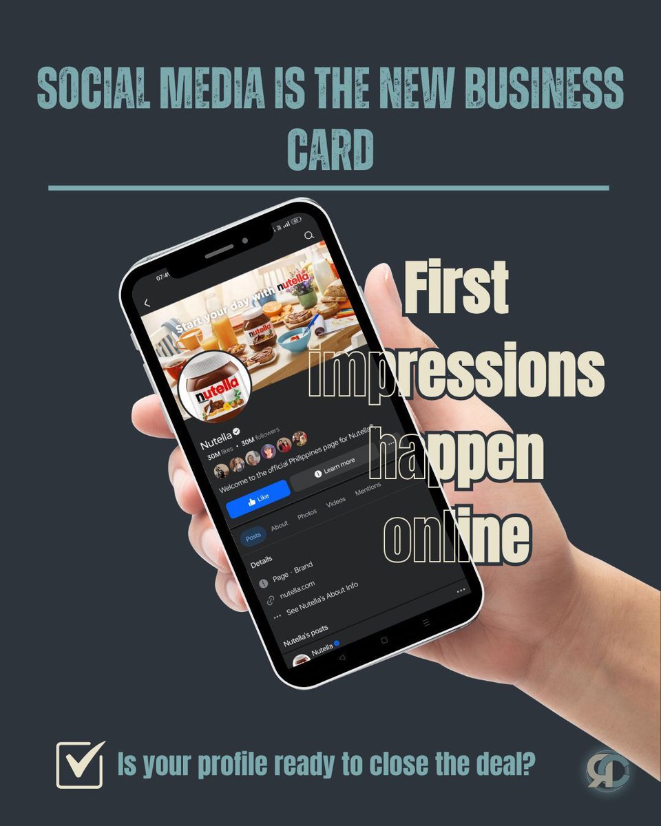 rick23021030's tweet image. Social Media is the New Business Card

First impressions happen online. Is your profile ready to close the deal?

#OnlineBrand #SocialMediaMarketing #BusinessImage #SocialMediaMarketing #DigitalBranding #OnlinePresence #BrandStrategy #BusinessTips #MarketingForBusiness