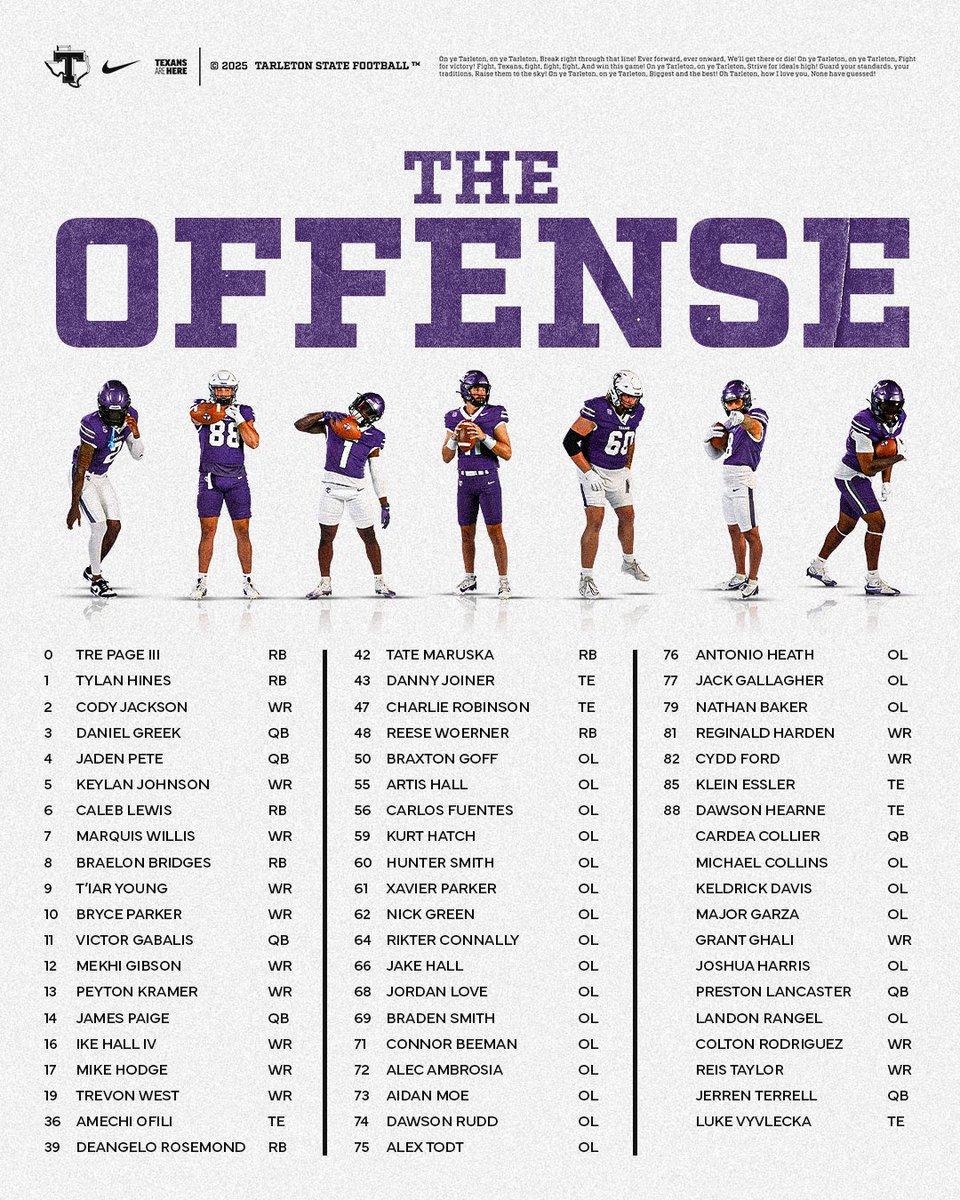 Tarleton State Football tweet media