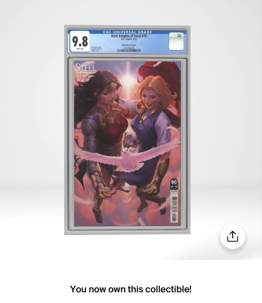 DeeOneAndOnly_'s tweet image. Got my first book on @FanableApp! Thank you Hinano 💥🙏🏾

#DarkKnightsOfSteel 

@TRUMediaGroup @Miss_Punchline_ @TomTaylorMade