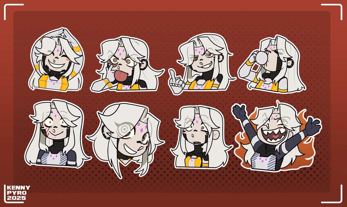 KennyPyro (COMMS CLOSED) (@kenny_pyro) on Twitter photo Sticker Set Commission for <a href="/SparrowMaker101/">Sparrows Maker 🏳️⚧️</a>
#signalis #signalisOC #signalisfanart Sticker Set Commission for <a href="/SparrowMaker101/">Sparrows Maker 🏳️⚧️</a>
#signalis #signalisOC #signalisfanart