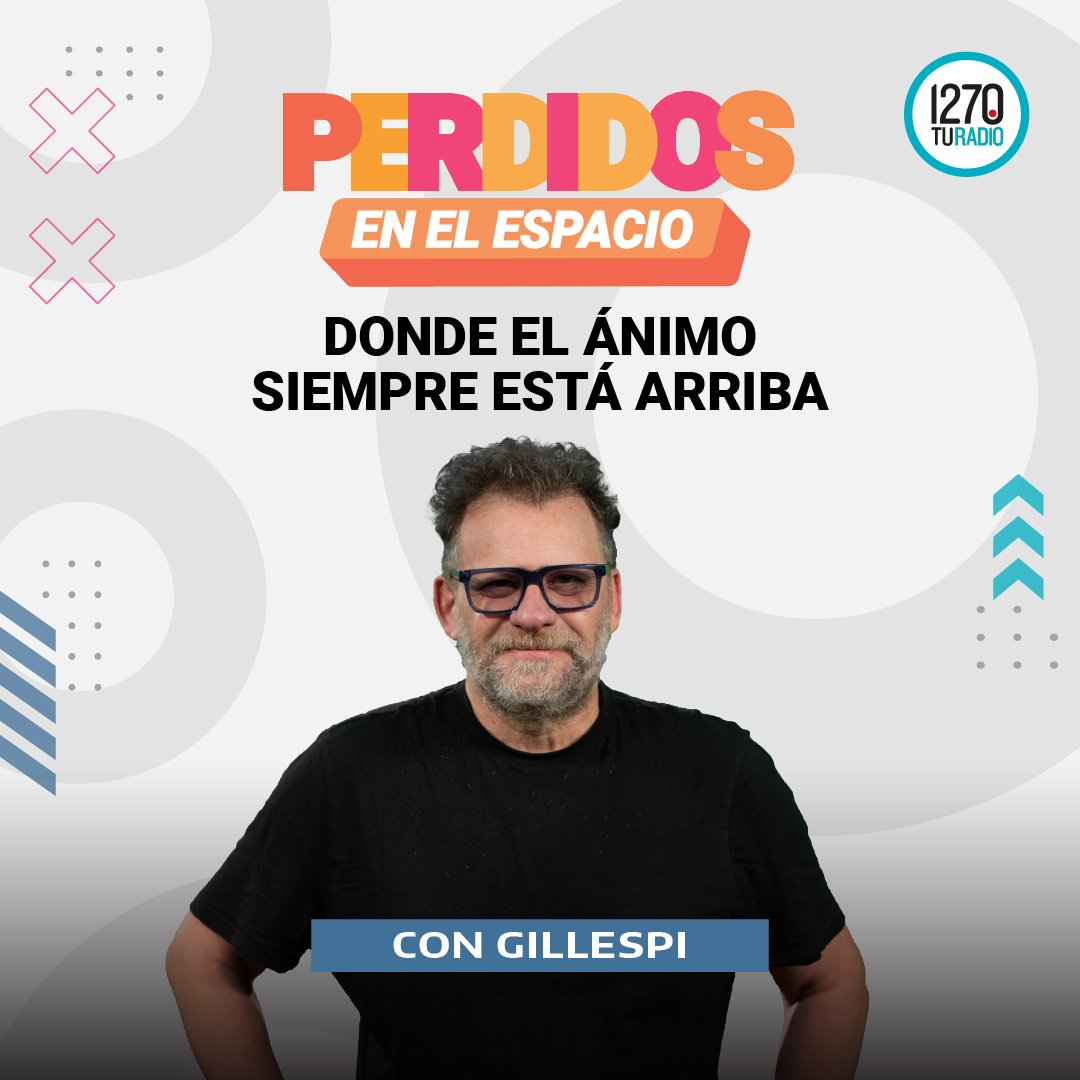 Nos entregamos a dos horas de desconcierto, cultura y buen humor... ¡a pesar de todo! #PerdidosEnElEspacio🎧20 a 22hs.
🎙️@Gillespiok
🔘<a href="/DiegosTomasi/">Diego Tomasi</a>  Iván Horowicz
💻provinciaradio.com.ar
📲App 👉bit.ly/3vqtKMJ
#TuRadio #CadaVezMejor