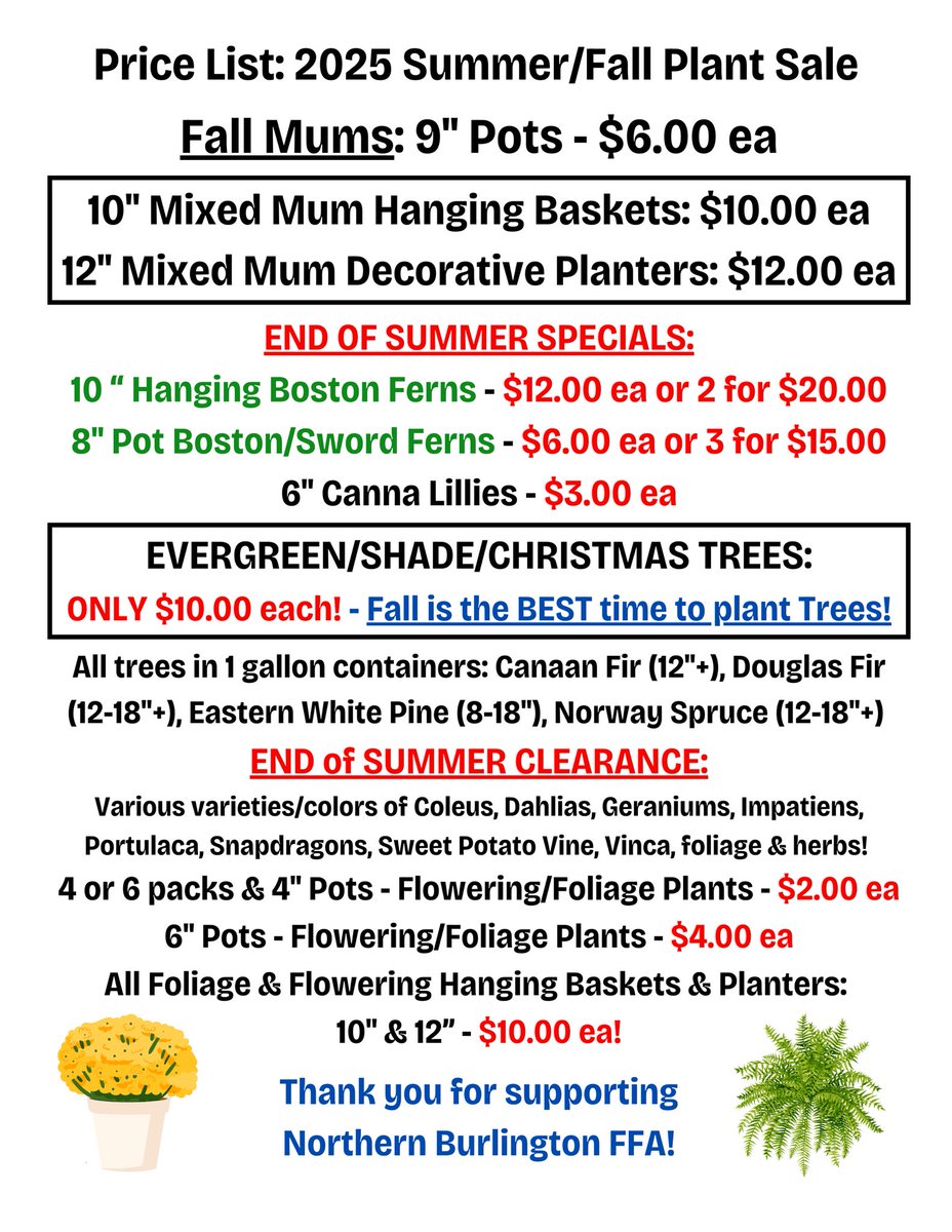 Brian Hayes 🇺🇸🦅 (@nbc_hayesag) on Twitter photo <a href="/NBC_FFA/">Northern FFA</a> Summer/Fall Plant Sale Dates! <a href="/nbcrsd/">Northern Burlington Co. Reg. School District</a> <a href="/azuck1/">Andrew Zuckerman</a> <a href="/nbc_hsprincipal/">HS Principal</a> <a href="/nbc_msprincipal/">NB MS Principal</a> <a href="/NBC_FFA/">Northern FFA</a> Summer/Fall Plant Sale Dates! <a href="/nbcrsd/">Northern Burlington Co. Reg. School District</a> <a href="/azuck1/">Andrew Zuckerman</a> <a href="/nbc_hsprincipal/">HS Principal</a> <a href="/nbc_msprincipal/">NB MS Principal</a>