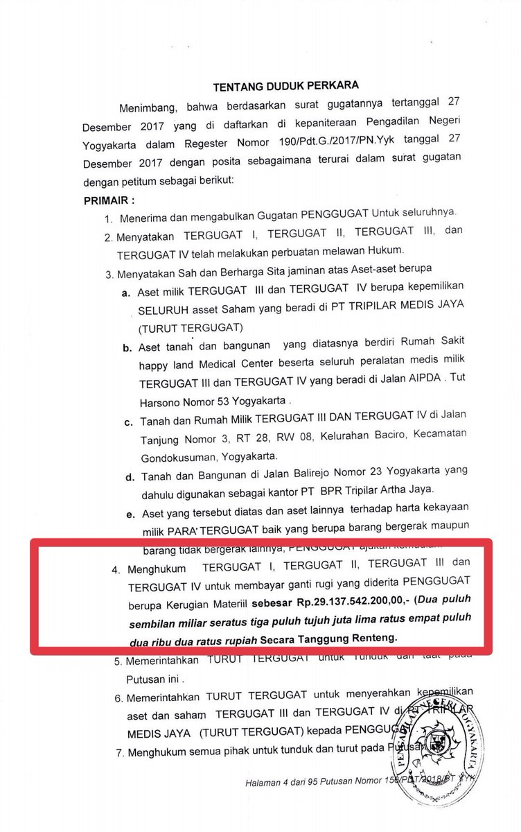 BAGAIMANA LANJUTAN KASUS KORUPSI REKTOR UGM DAN SUAMINYA..???

1.  tahun 2018;
2. Tergugat:
Abdul Nasir atau Jang Keun Wong (suami) dr Ova Emilia;
3. Ganti rugi 29 milyar lebih