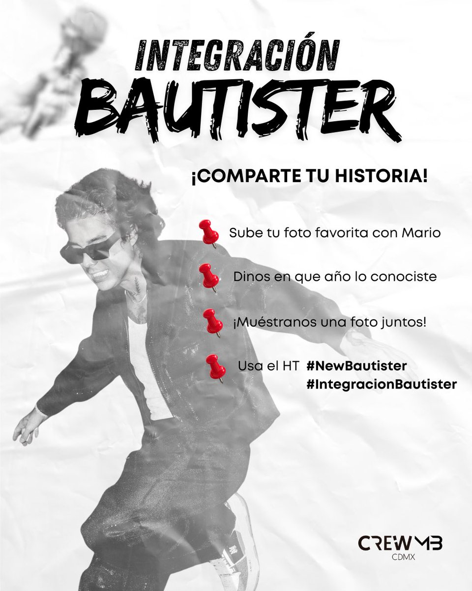 🦋 | Esperamos se unan todxs. 
8:05pm - mx 

#NewBautister
#IntegraciónBautister