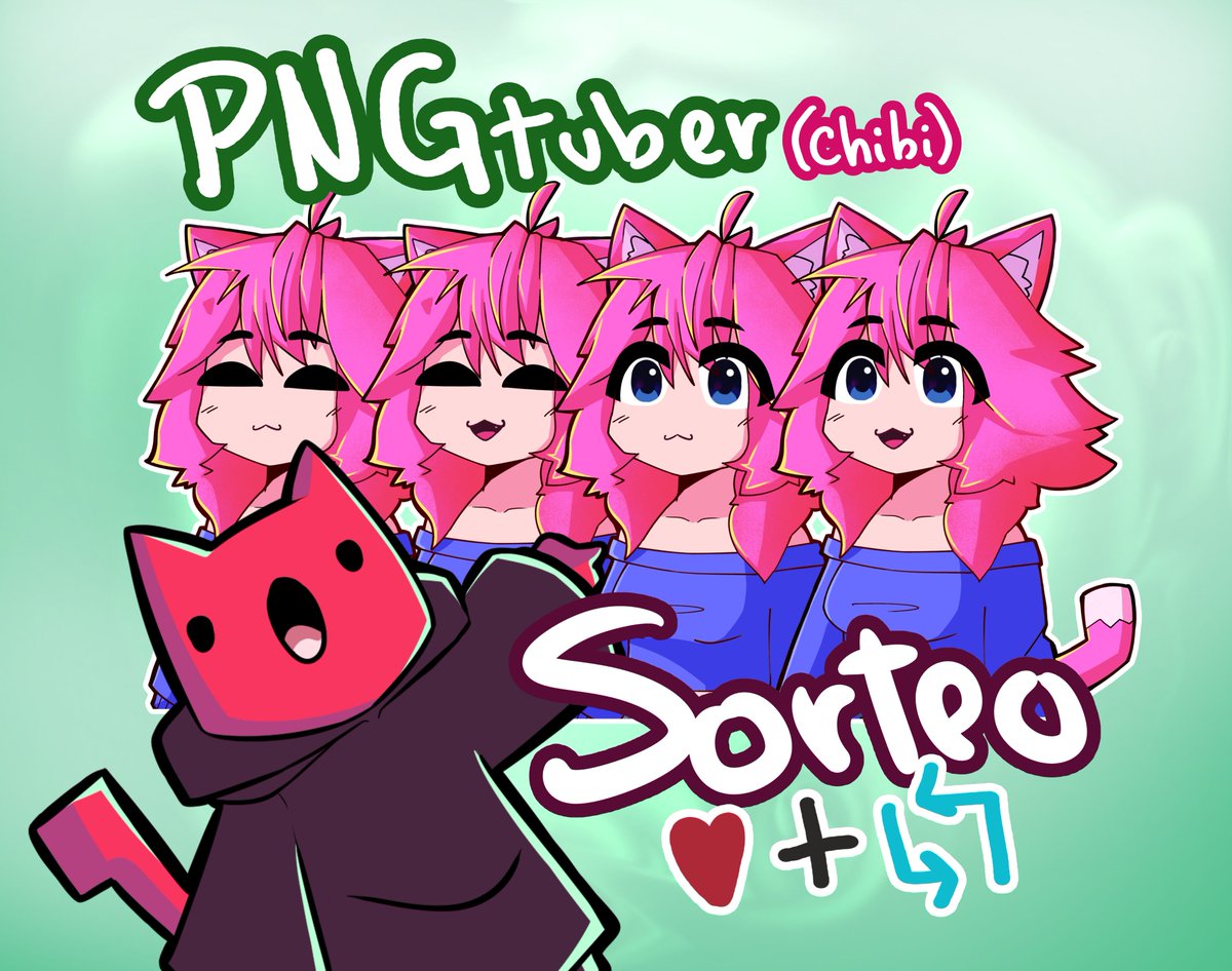 SOOORTEOOO de PNGTUBER ( chibi )
                    Especial 1,500
                 🚩Requisitos 🚩 
        LIKE  ❤
        RT ♻
        SEGUIRME en: X ( twitter ) &amp;  IG ( _xdraxys)🫂 

#SORTEO #PNGtuber #myart