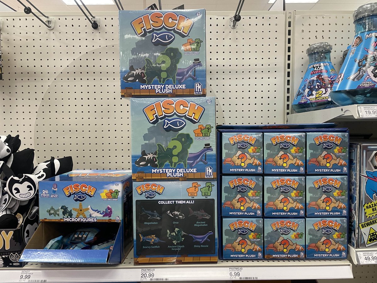 The Roblox Game "Fisch" have released a line of Toys, available at Walmart and Target. 👀

#FischToys #Fisch #Roblox #RobloxDevs #Toys #RobloxDev #PhatMojo