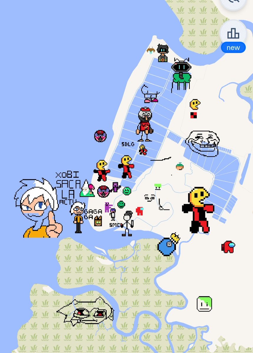 Estan llenando un lugar de madagascar con imagenes de mi juego xdd

wplace.live/?lat=-12.92327…