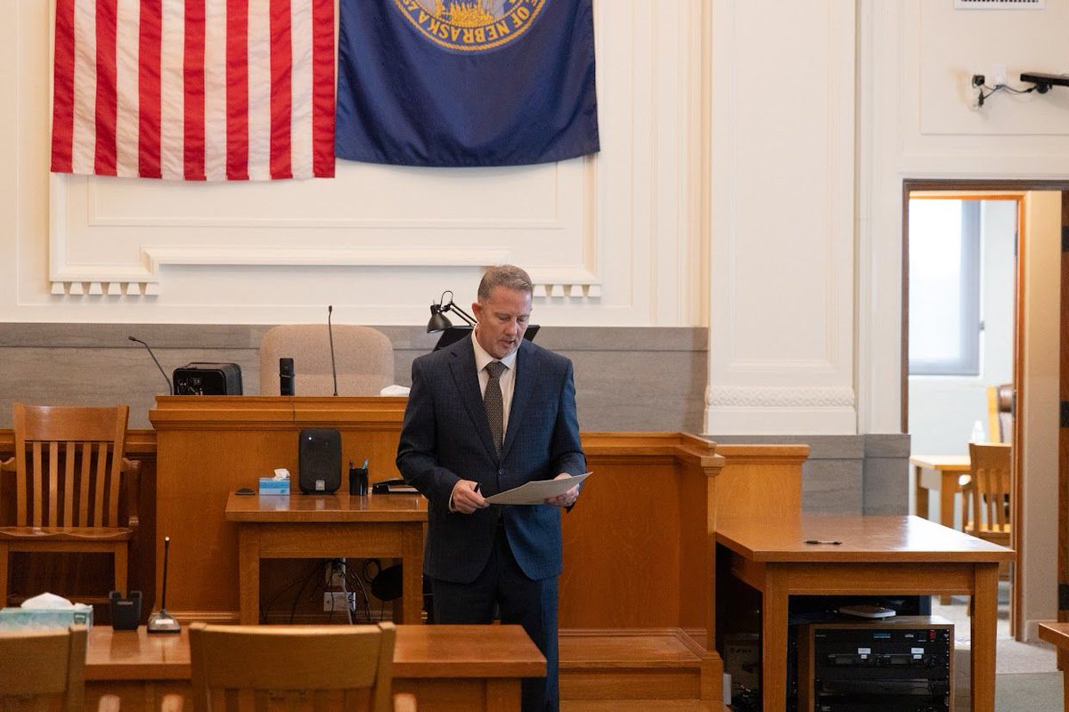 The Franklin County Courthouse has stood as the cornerstone of justice in Franklin County for a century, and during the Chief Justice’s summer tour, the Supreme Court recognized its 100th anniversary with a proclamation from Chief Justice Jeffrey Funke. 
nejudicial.com/41hUXAx