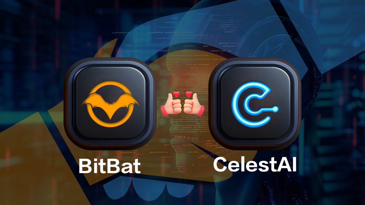 BitBat_TAP's tweet image. 🚀 BitBat × CelestAI

AI meets On-Chain Gaming 🎮
With @CelestAI’s natural-language DeFi agents, strategies become code, and actions go live on-chain in seconds. ⚡

In BitBat, these AI agents won’t just trade — they’ll compete, strategize, and play.

#BitBat #CelestAI #AI #DeFi…