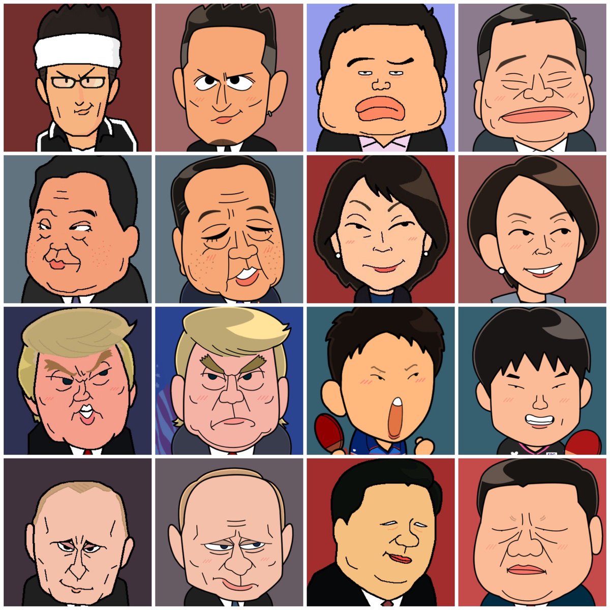 最近の似顔絵描き直し・リメイクまとめ。 【松岡昌宏】 2012→2025