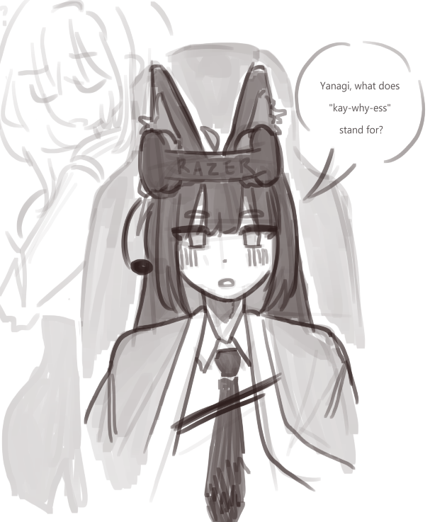 in honor of the new razer collab #miyanagi #zzzero