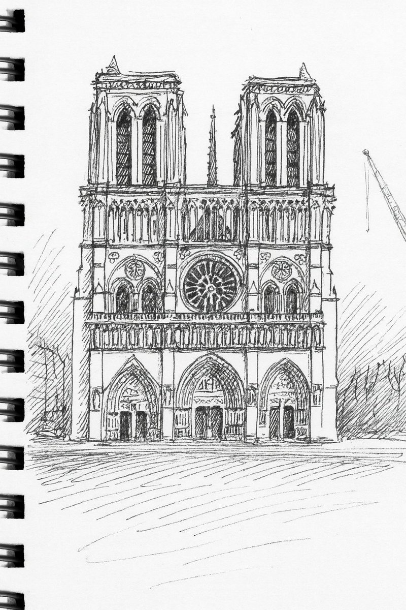 Day 12 of sitting everyday in front of the Notre-Dame cathedral (30 min bike ride from where I live) while discussing with AI for hours at a time. 

What a trip.

Ended up with a few unread messages from ChatGPT (got upset and wasn't interested in the replies). Today, Claude, not