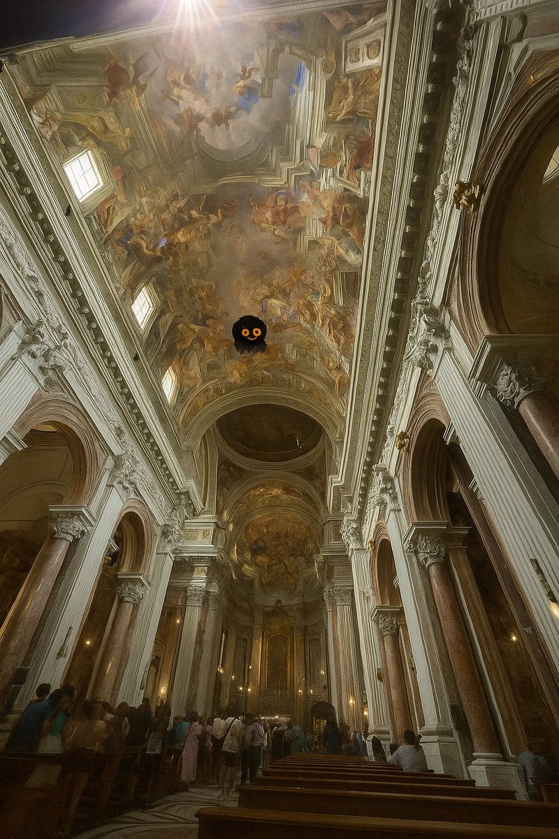 TheReader_333's tweet photo. They said the Vatican ceilings were painted by masters. They didn’t mention one of them was degen enough to sneak in an $IMPULSE sighting. History was bullish before we even knew it. https://t.co/uzkROdhYK9