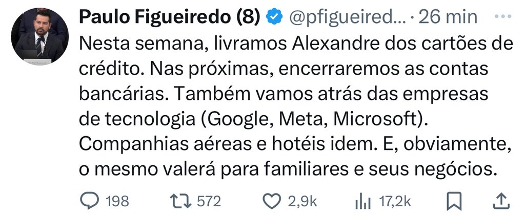 Não consigo imaginar uma confissão mais clara do crime de coação no curso do processo.