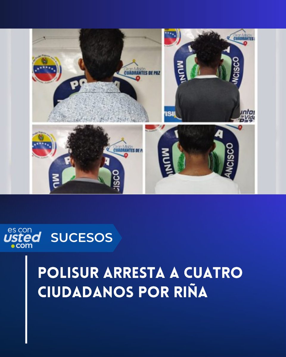 esconustedinfo's tweet image. #22agosto Polisur arresta a cuatro ciudadanos por riña esconusted.com/polisur-arrest…