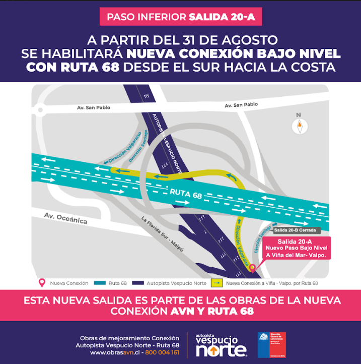 Autopista Vespucio Norte tweet media