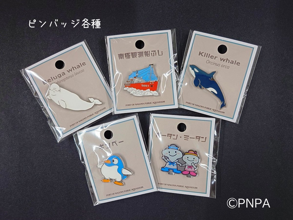 南極観測船ふじ40周年記念🎉大人気のピンバッジが登場！ 名古屋港