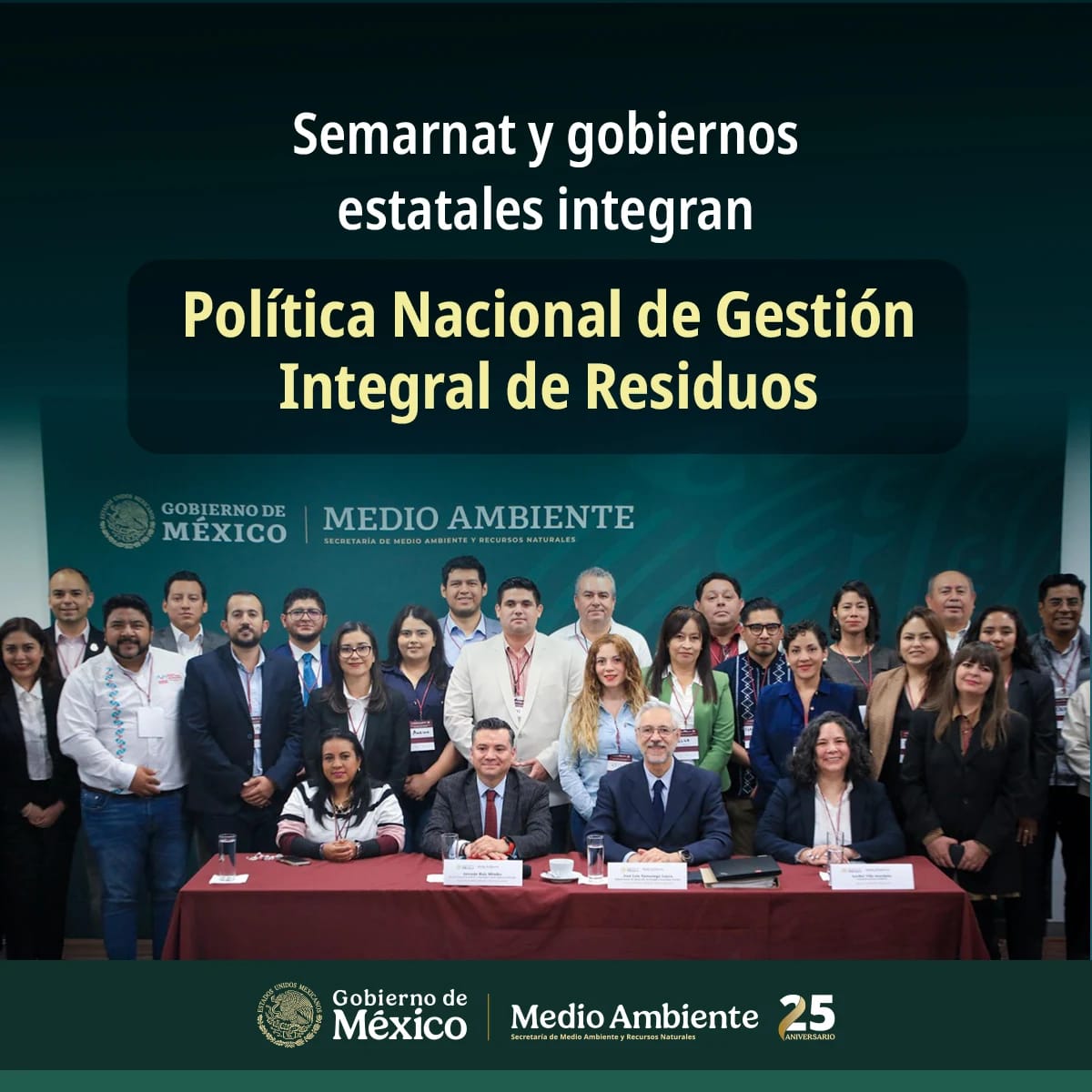 📄 #COMUNICADO | Semarnat y gobiernos estatales integran Política Nacional de Gestión Integral de Residuos.

➡️ bit.ly/41RLQ9T
#SomosMedioAmbiente
