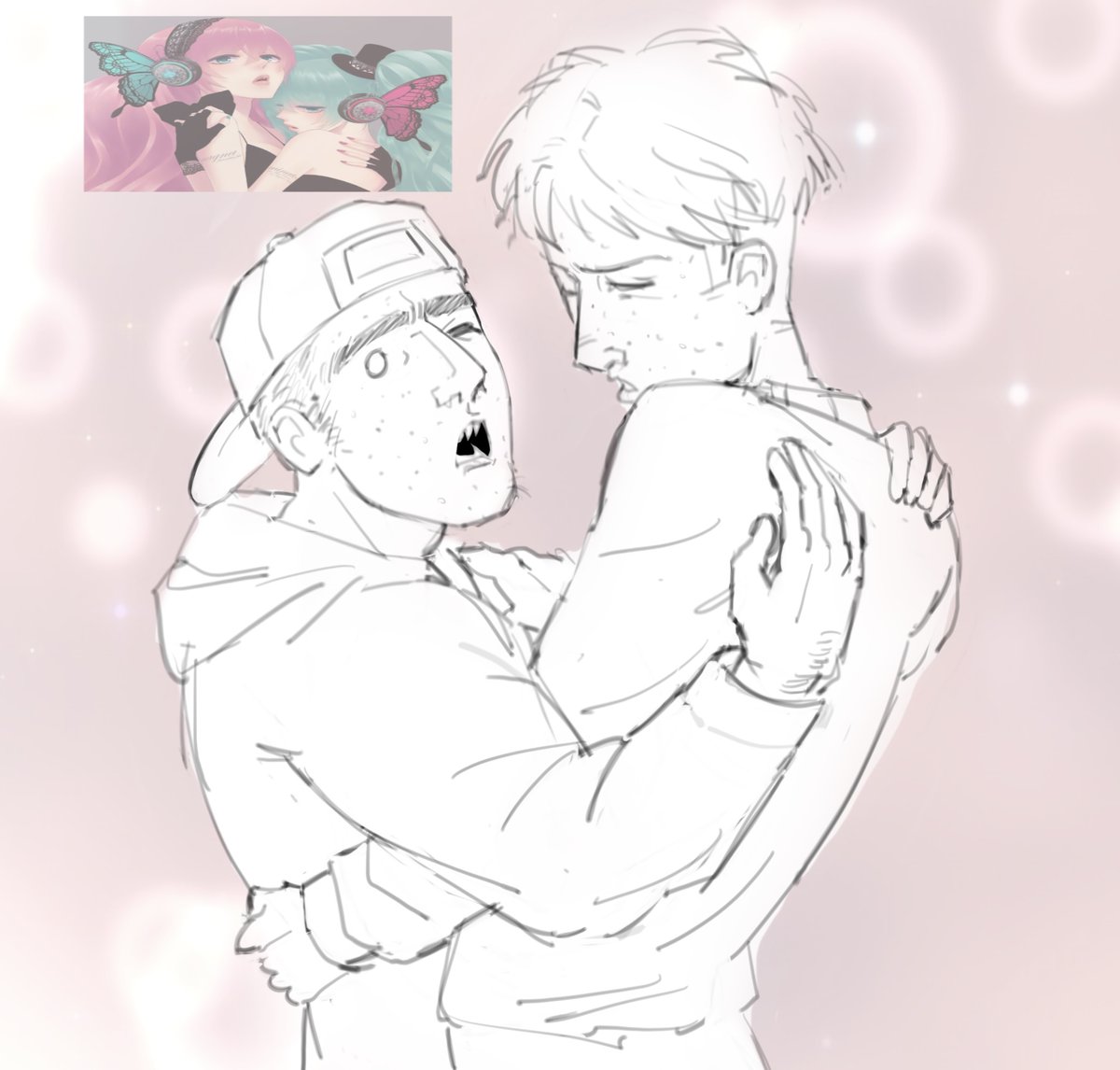 had a bad day today i drew yaoi to calm myself down #petejer